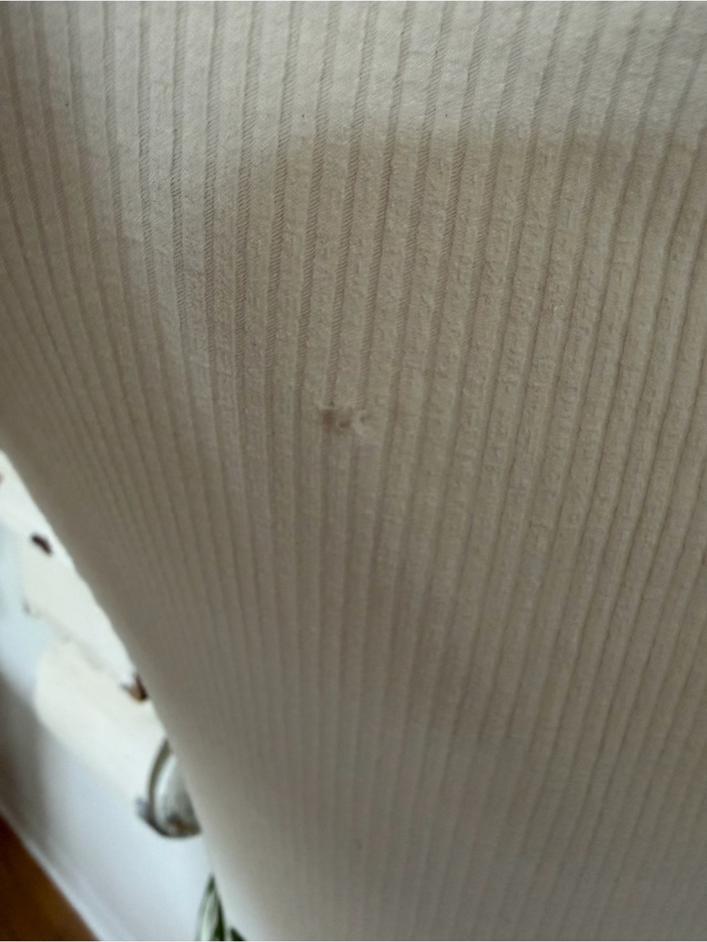 H&M Cream Ribbed Square-Neck Crop Top - Picture 5 of 5